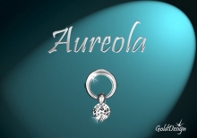 Aureola - přívěsek stříbřený